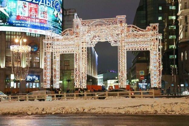 شهرداری مسکو به برف مصنوعی متوسل شد!