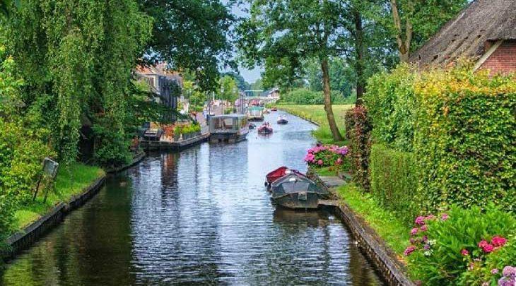 شهری زیبا در هلند که به جای خیابان، کانال آب دارد!، تصاویر