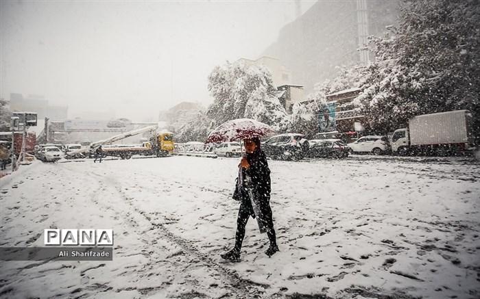 بارش شدید برف و باران در 11 استان