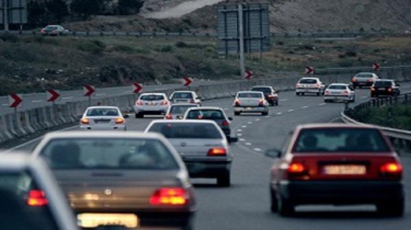 ترافیک سنگین در آزادراه قزوین ، کرج